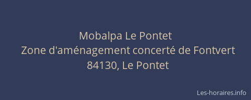 Mobalpa Le Pontet