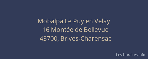 Mobalpa Le Puy en Velay