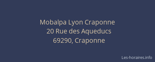 Mobalpa Lyon Craponne