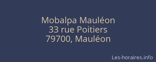 Mobalpa Mauléon