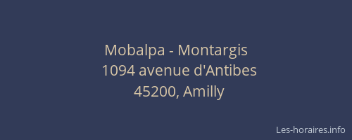 Mobalpa - Montargis