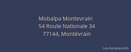 Mobalpa Montevrain