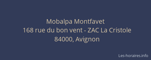 Mobalpa Montfavet