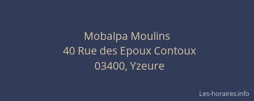 Mobalpa Moulins