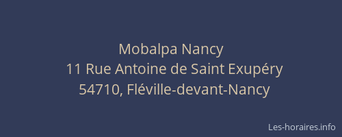 Mobalpa Nancy