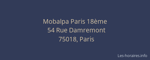 Mobalpa Paris 18ème