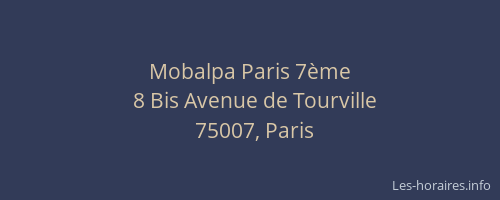 Mobalpa Paris 7ème