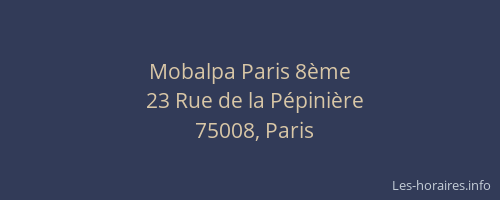 Mobalpa Paris 8ème