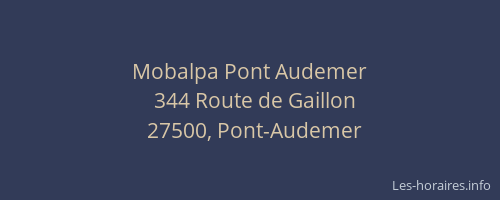 Mobalpa Pont Audemer