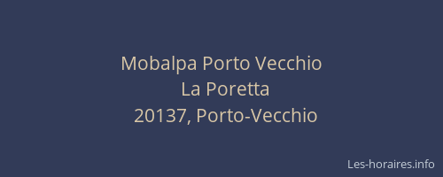 Mobalpa Porto Vecchio