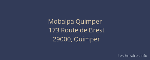 Mobalpa Quimper