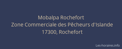 Mobalpa Rochefort