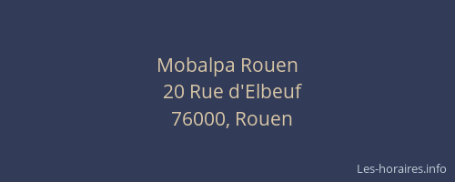 Mobalpa Rouen