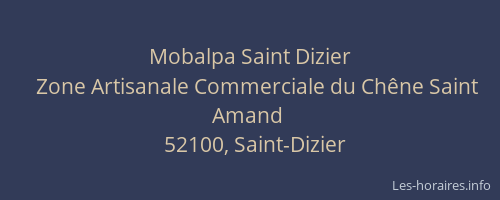Mobalpa Saint Dizier