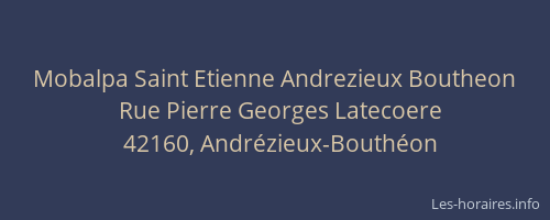 Mobalpa Saint Etienne Andrezieux Boutheon