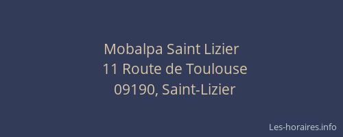Mobalpa Saint Lizier