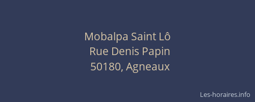 Mobalpa Saint Lô