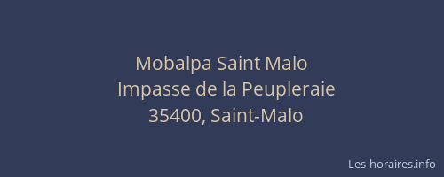 Mobalpa Saint Malo