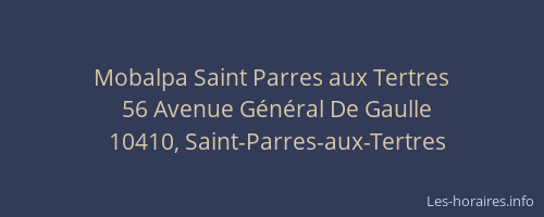 Mobalpa Saint Parres aux Tertres