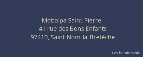Mobalpa Saint-Pierre
