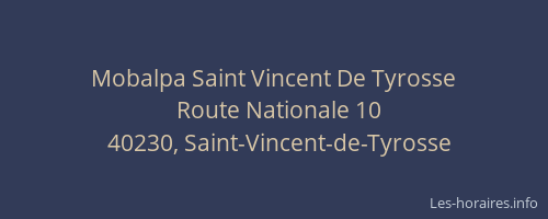 Mobalpa Saint Vincent De Tyrosse
