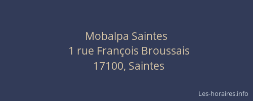 Mobalpa Saintes
