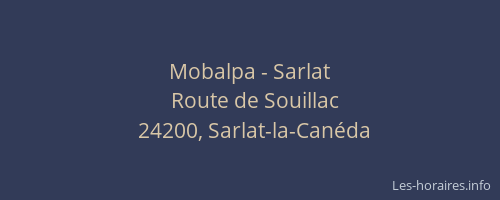 Mobalpa - Sarlat