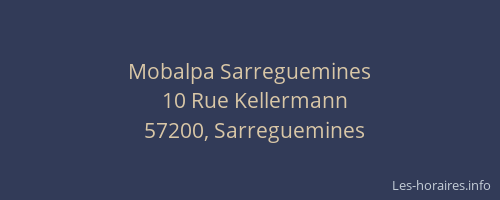 Mobalpa Sarreguemines