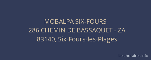 MOBALPA SIX-FOURS