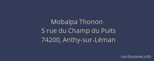 Mobalpa Thonon