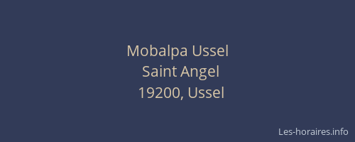 Mobalpa Ussel