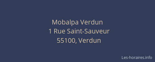 Mobalpa Verdun