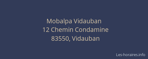 Mobalpa Vidauban