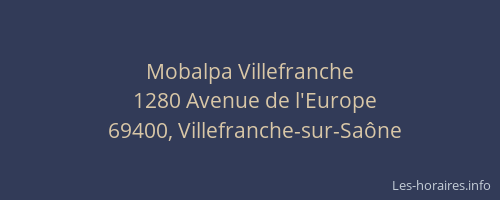 Mobalpa Villefranche