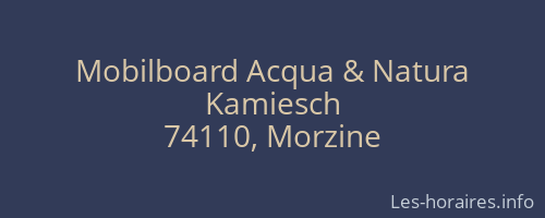 Mobilboard Acqua & Natura