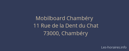 Mobilboard Chambéry