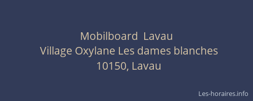 Mobilboard  Lavau