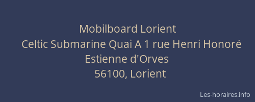 Mobilboard Lorient