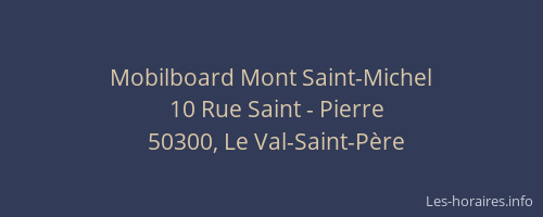 Mobilboard Mont Saint-Michel