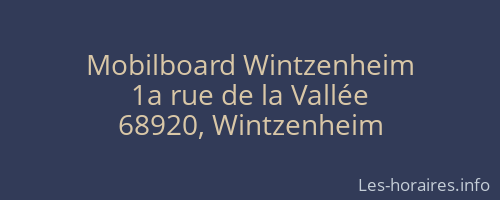 Mobilboard Wintzenheim