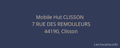 Mobile Hut CLISSON