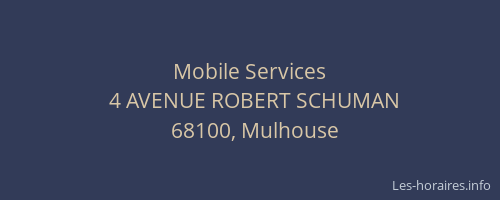 Mobile Services