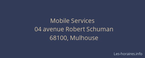 Mobile Services