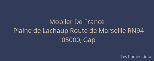 Mobiler De France