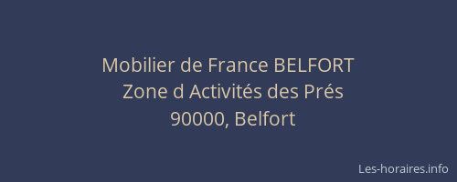 Mobilier de France BELFORT