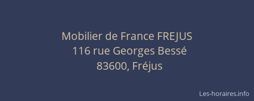 Mobilier de France FREJUS