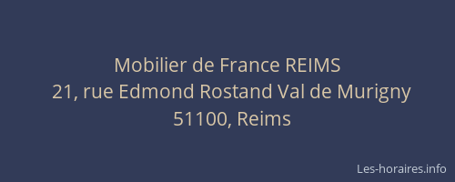 Mobilier de France REIMS