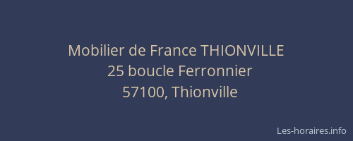 Mobilier de France THIONVILLE
