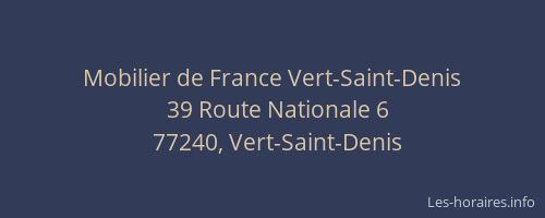 Mobilier de France Vert-Saint-Denis