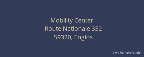 Mobility Center